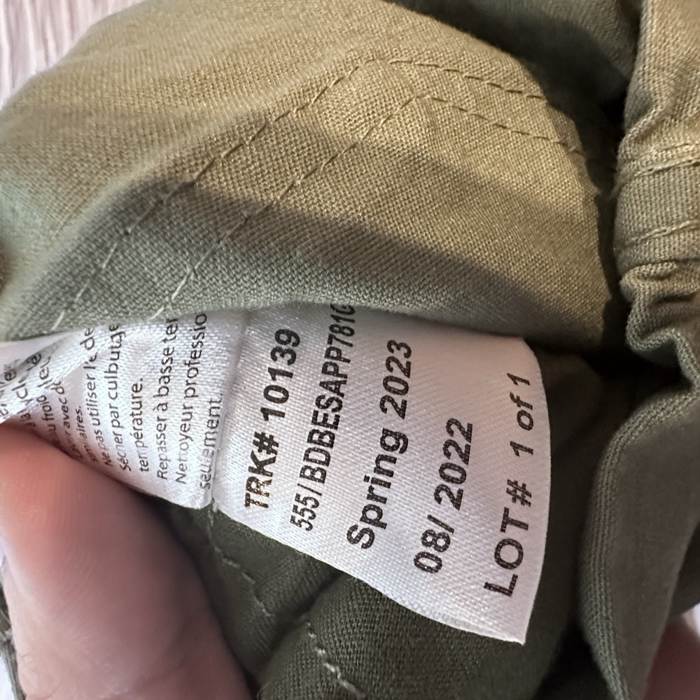 Silver Jeans Co Green Nisha Short Overalls Adjustable Straps Girls 6 NWT - Picture 11 of 12